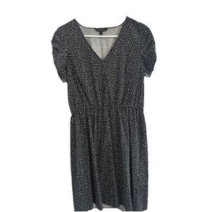 Banana Republic | Dresses | Banana Republic Womens Navy Geo Lace Peplum  Eyelet Dress | Poshmark